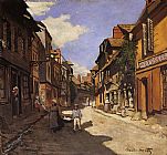 Claude Monet Le Rue de La Bavolle at Honfleur 2 painting